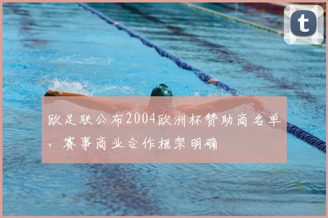欧足联公布2004欧洲杯赞助商名单,赛事商业合作框架明确