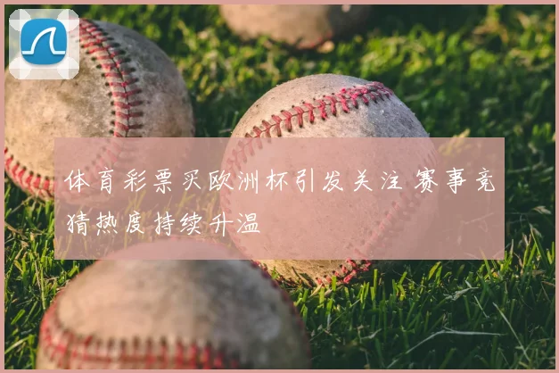 体育彩票买欧洲杯引发关注 赛事竞猜热度持续升温